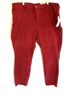 NYDJ Women’s Red Skinny Jeans Size 24W
